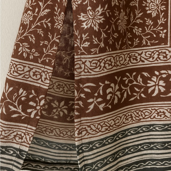 🌺👚Free People Border Batik Buttondown Top Blouse – S 8 10 2025 Trendy - Picture 10 of 14